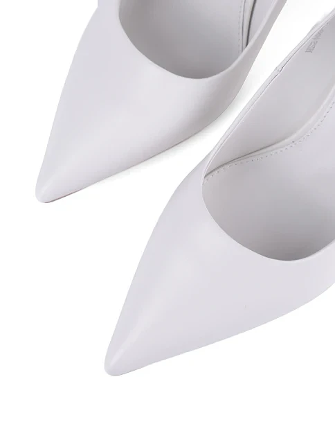 Жіночі туфлі Mia May шкіряні рисового кольору - фото 5 - Miraton