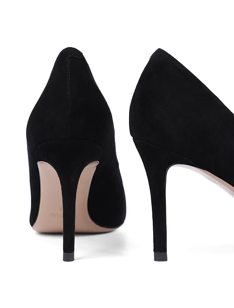 Женские туфли MiaMay велюровые черные - фото 5 - Miraton