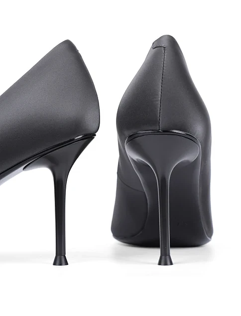 Женские туфли Mia May кожаные серые - фото 2 - Miraton