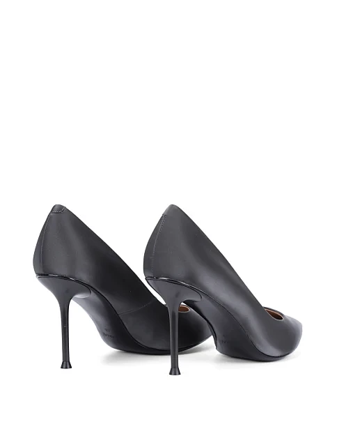 Женские туфли Mia May кожаные серые - фото 4 - Miraton