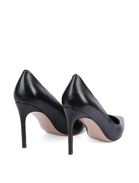 Женские туфли Mia May кожаные черные - фото 4 - Miraton