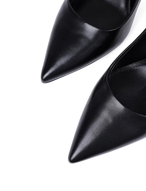 Женские туфли Mia May кожаные черные - фото 5 - Miraton