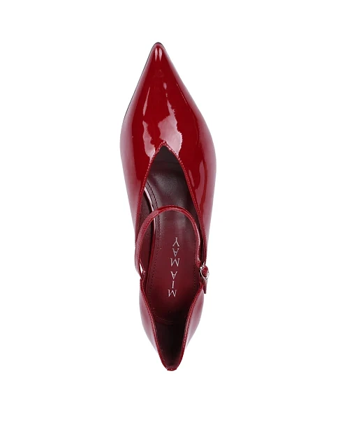 Женские туфли Mia May лаковые красные - фото 2 - Miraton