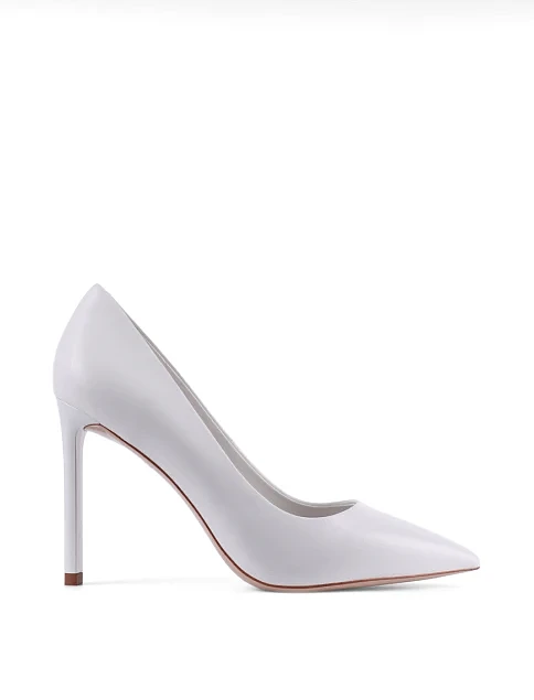 Жіночі туфлі Mia May шкіряні білі - фото 1 - Miraton