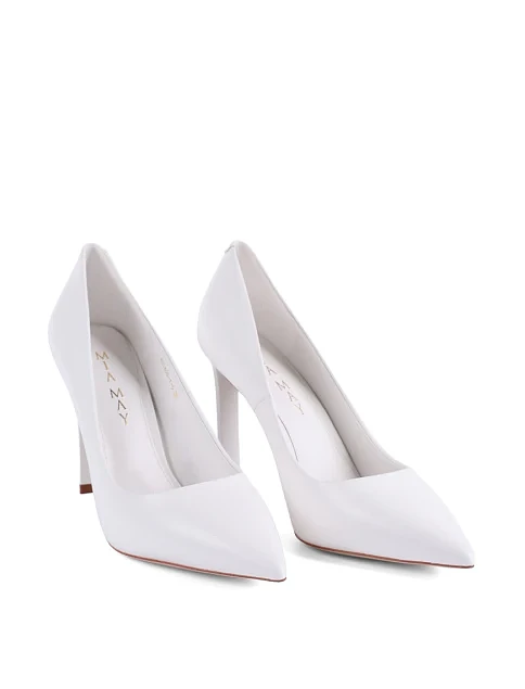 Жіночі туфлі Mia May шкіряні білі - фото 3 - Miraton