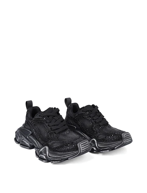 Женские кроссовки MIRATON велюровые черные - фото 3 - Miraton