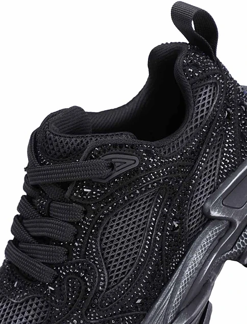 Женские кроссовки MIRATON велюровые черные - фото 5 - Miraton