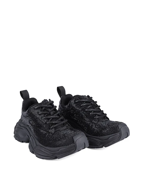 Женские кроссовки MIRATON велюровые черные - фото 3 - Miraton