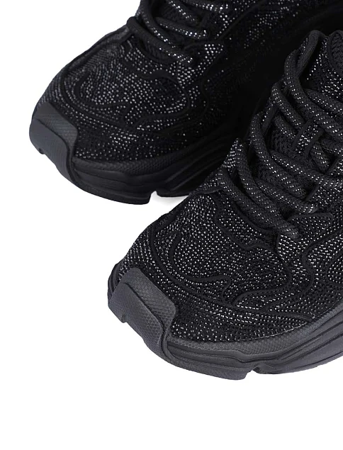 Женские кроссовки MIRATON велюровые черные - фото 6 - Miraton