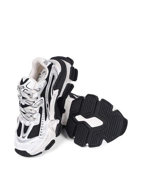 Женские кроссовки MIRATON из искусственной кожи белые - фото 2 - Miraton