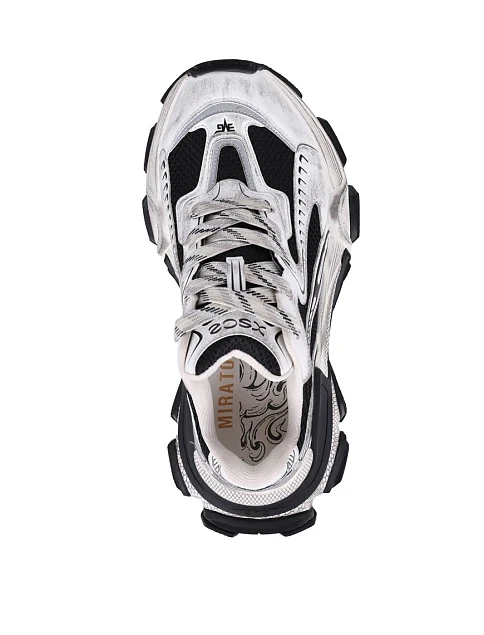 Женские кроссовки MIRATON из искусственной кожи белые - фото 5 - Miraton