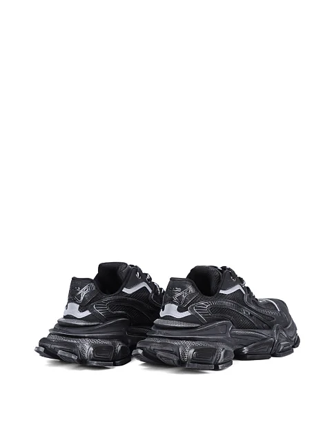 Женские кроссовки MIRATON из искусственной кожи черные - фото 4 - Miraton