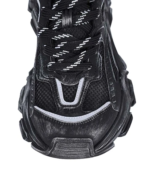 Женские кроссовки MIRATON из искусственной кожи черные - фото 5 - Miraton