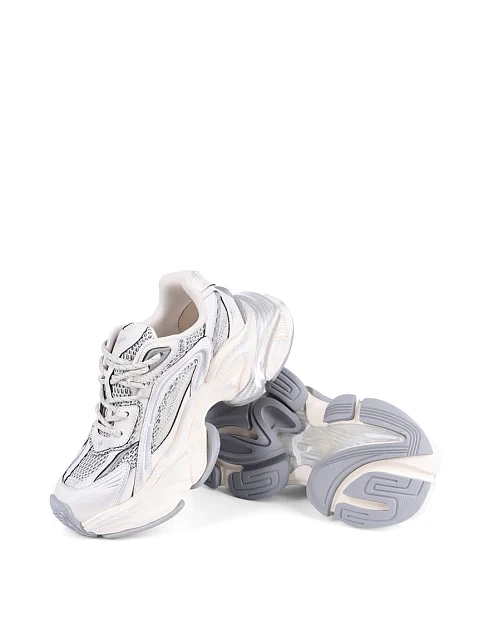 Женские кроссовки MIRATON из искусственной кожи белые - фото 5 - Miraton