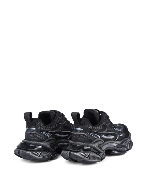 Женские кроссовки MIRATON велюровые черные - фото 4 - Miraton