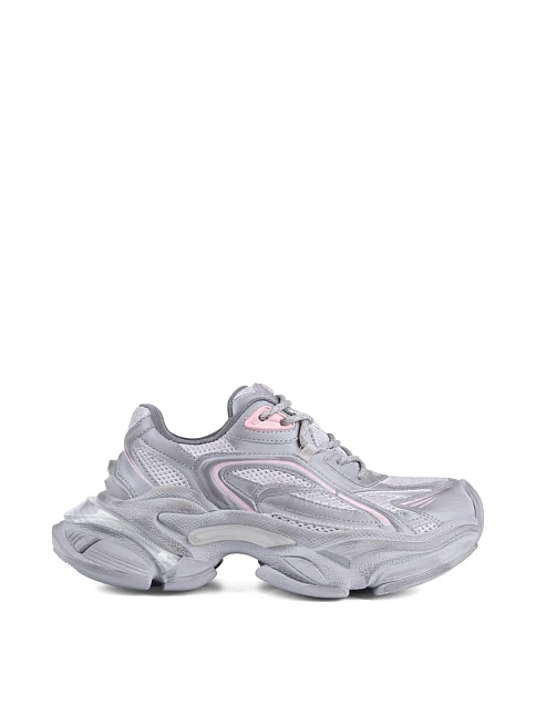 Женские кроссовки MIRATON из искусственной кожи серые - фото 1 - Miraton