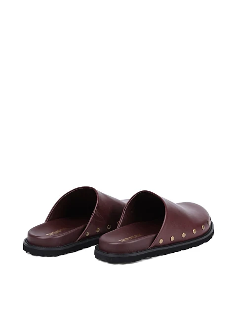 Жіночі мюлі MIRATON шкіряні коричневі - фото 4 - Miraton