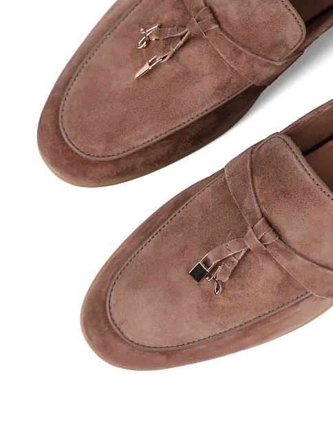 Жіночі сліпери Attizzare велюрові бежеві - фото 5 - Miraton