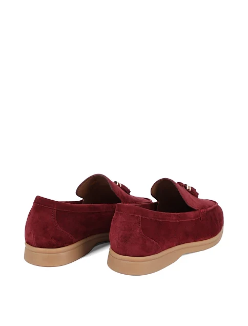 Женские слиперы Attizzare велюровые бордовые - фото 4 - Miraton