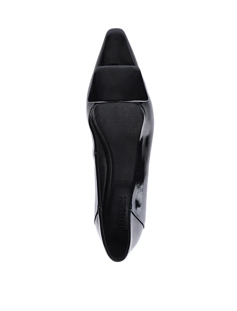 Женские балетки Attizzare лаковые черные - фото 2 - Miraton