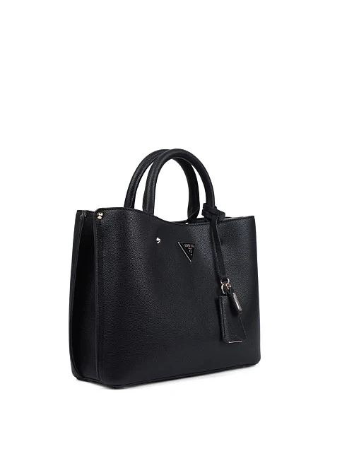 Жіноча сумка тоут з екошкіри чорна - фото 2 - Miraton