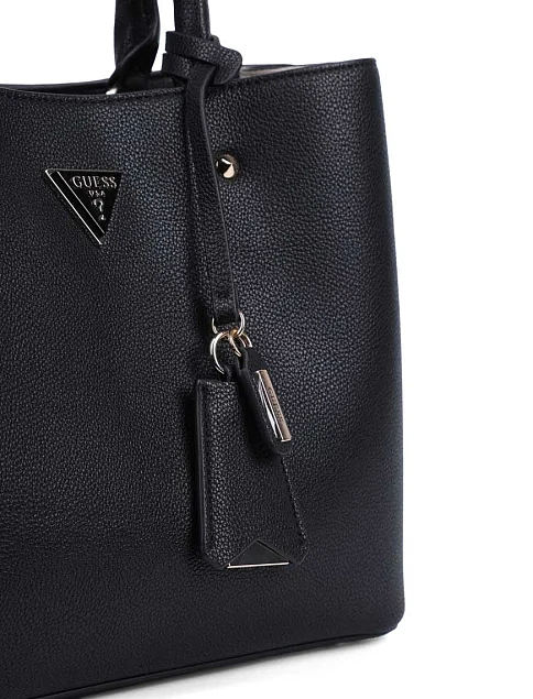 Жіноча сумка тоут з екошкіри чорна - фото 4 - Miraton