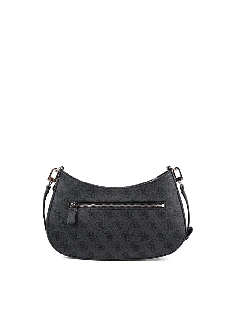 Жіноча сумка через плече Guess з екошкіри сіра - фото 3 - Miraton