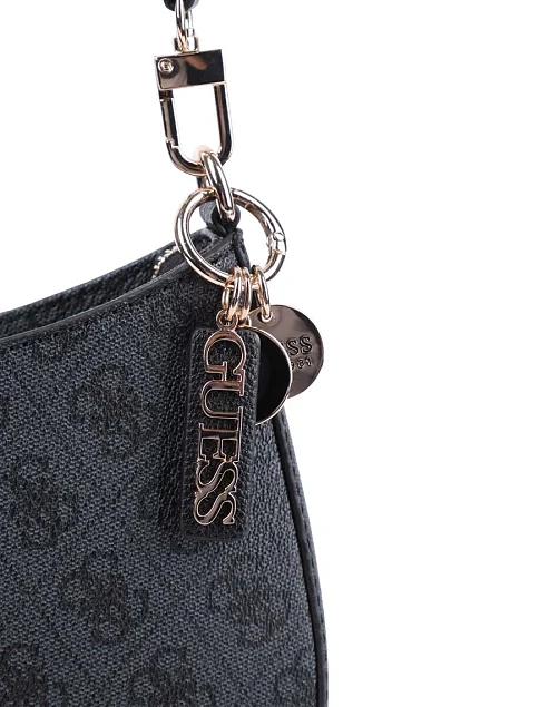 Жіноча сумка через плече Guess з екошкіри сіра - фото 4 - Miraton