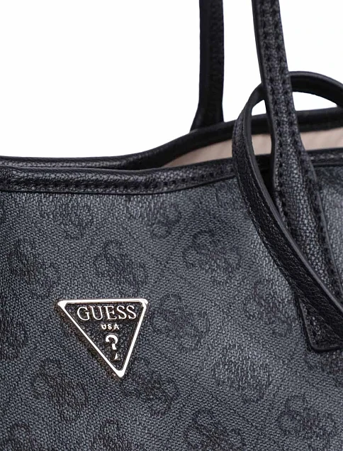 Женская сумка 2 в 1 из экокожи серая - фото 4 - Miraton