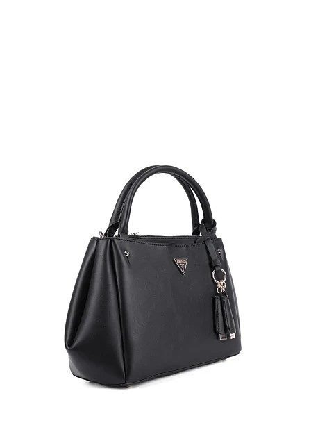 Женская сумка тоут Guess из экокожи черная - фото 2 - Miraton