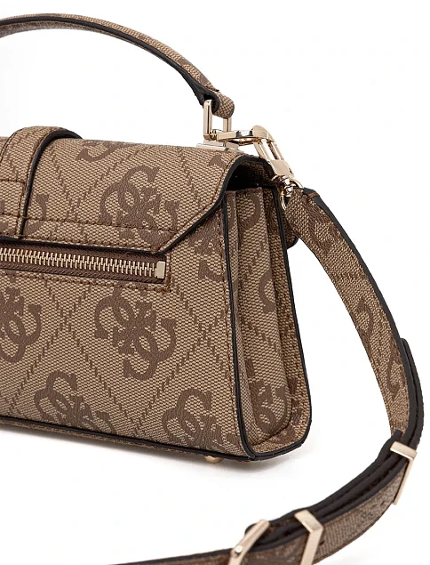 Жіноча сумка крос-боді з екошкіри бежева - фото 3 - Miraton