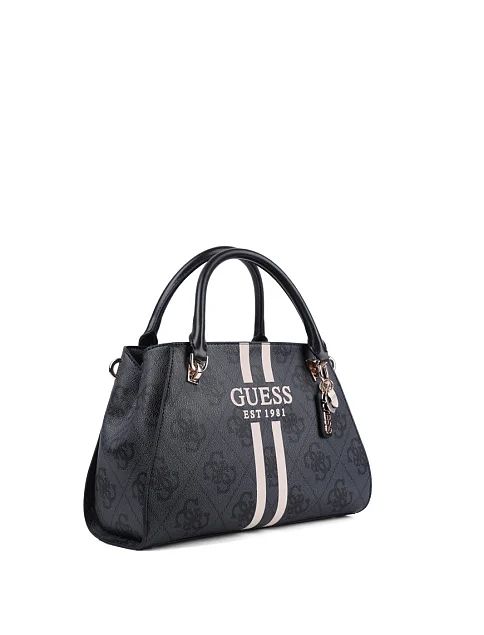 Женская сумка тоут Guess из экокожи серая - фото 2 - Miraton