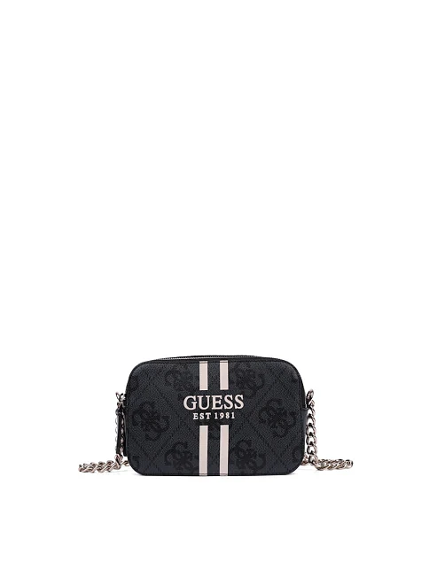 Женская сумка кросс-боди из экокожи серая - фото 1 - Miraton