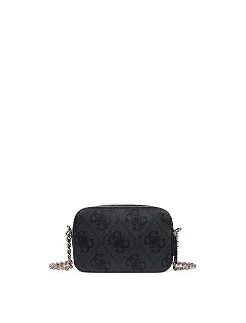 Женская сумка кросс-боди из экокожи серая - фото 3 - Miraton