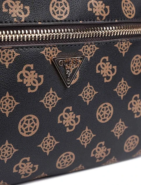 Женский рюкзак из экокожи коричневый - фото 4 - Miraton