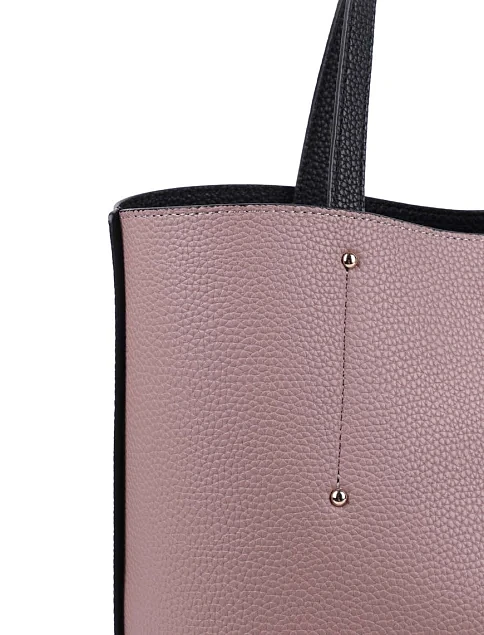 Женская сумка 2 в 1 Guess из экокожи черная - фото 6 - Miraton