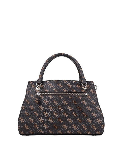 Женская сумка леди лайк Guess из экокожи коричневая - фото 4 - Miraton