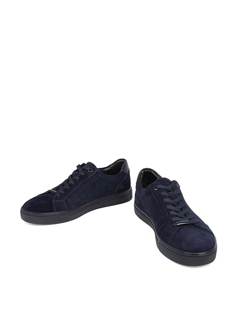 Мужские кеды MIRATON замшевые синие - фото 5 - Miraton