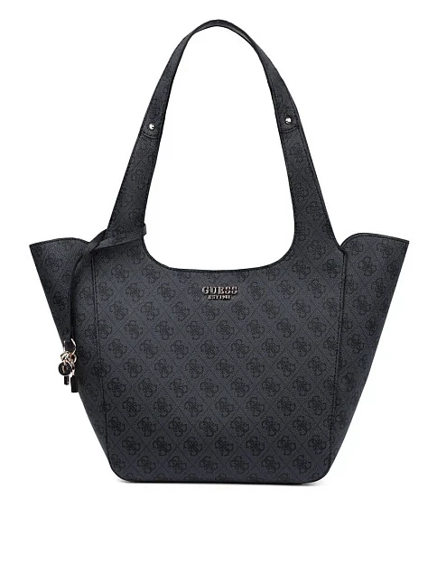 Женская сумка 2 в 1 из экокожи серая - фото 1 - Miraton