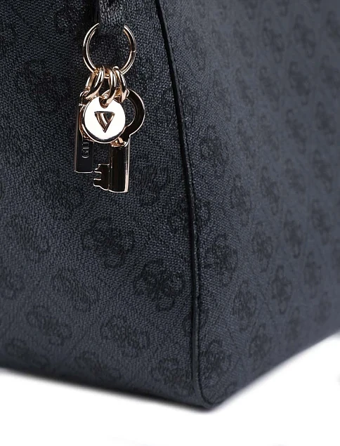 Женская сумка 2 в 1 из экокожи серая - фото 4 - Miraton