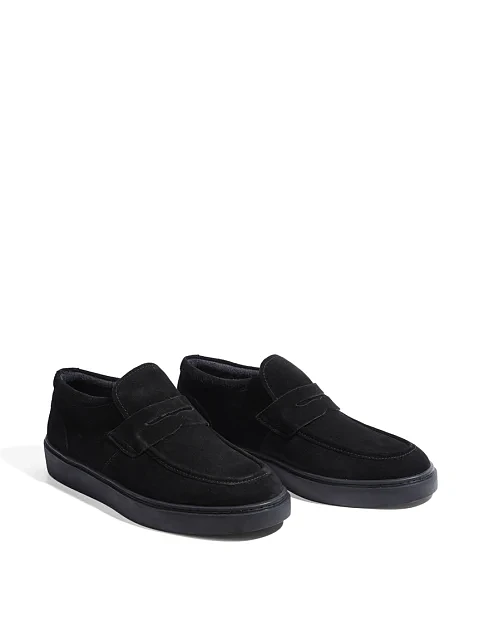 Мужские ботинки Miguel Miratez замшевые черные - фото 3 - Miraton