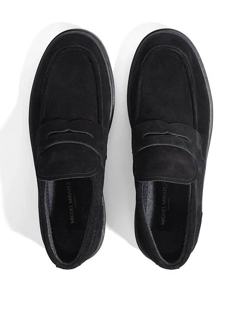 Мужские ботинки Miguel Miratez замшевые черные - фото 5 - Miraton