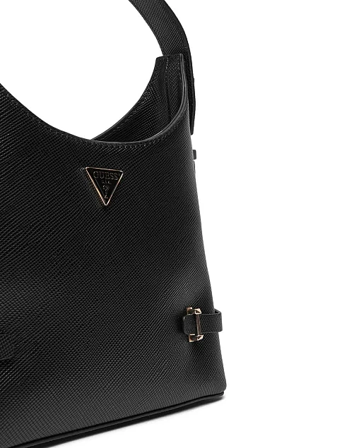 Женская сумка из экокожи черная - фото 3 - Miraton