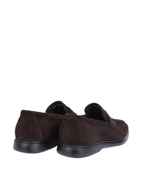 Мужские туфли Miguel Miratez замшевые коричневые - фото 4 - Miraton
