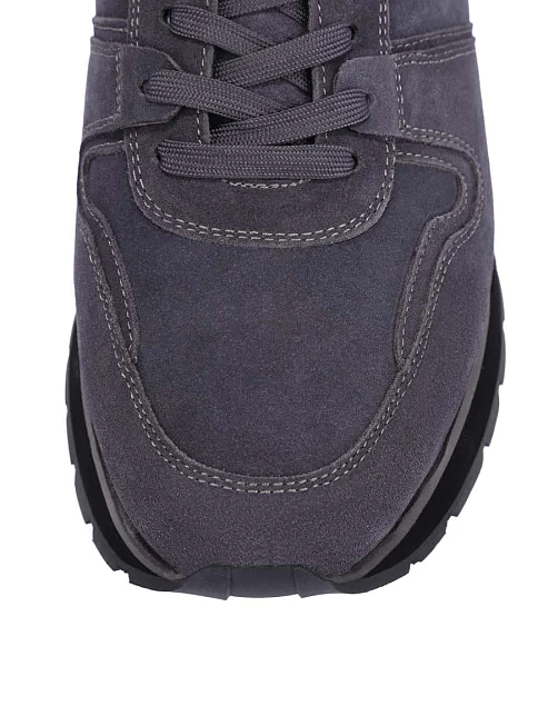 Мужские кроссовки замшевые серые - фото 5 - Miraton