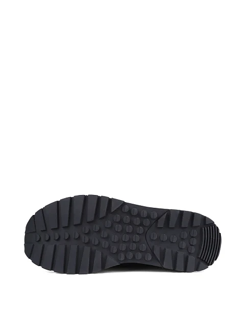 Мужские кроссовки MIRATON кожаные черные - фото 5 - Miraton