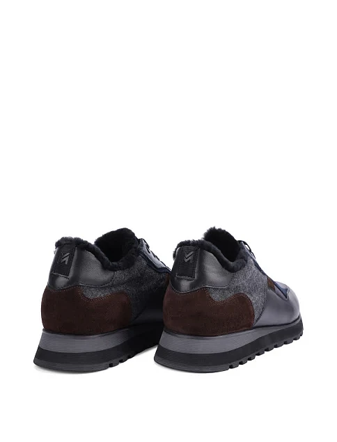 Мужские кроссовки MIRATON замшевые - фото 4 - Miraton