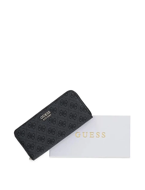 Гаманець Brenton на блискавці з екошкіри сірий - фото 5 - Miraton