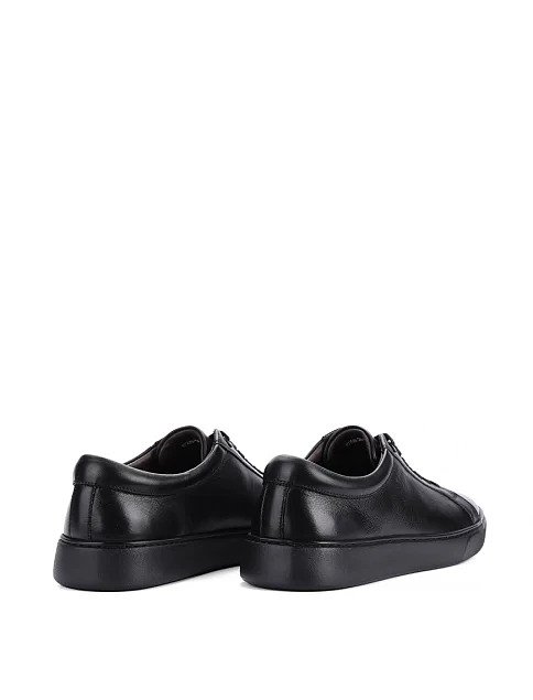 Чоловічі кеди MIRATON шкіряні чорні - фото 4 - Miraton