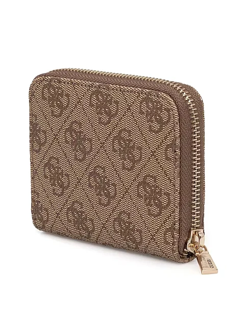 Кошелек Laurel на молнии из экокожи бежевый - фото 2 - Miraton